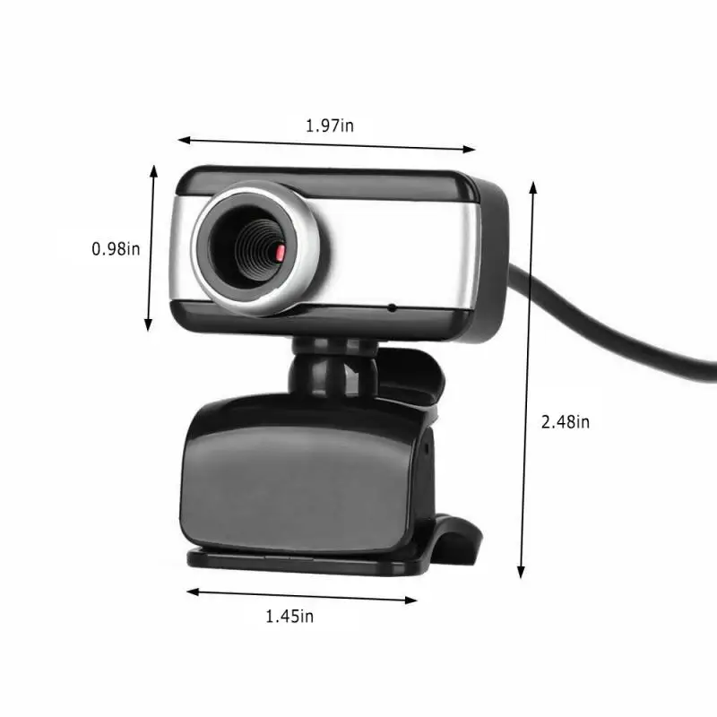 

HD USB 2.0 Webcam With Microphone Laptop Desktop PC Computer Web Camera