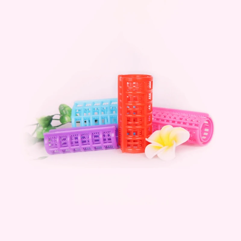 12 шт. пластиковые DIY Волшебные Спиральные бигуди, не нагреваются, не зажимаются, ролик для волос, для укладки волос, портативный парикмахерский инструмент, домашний бигуди