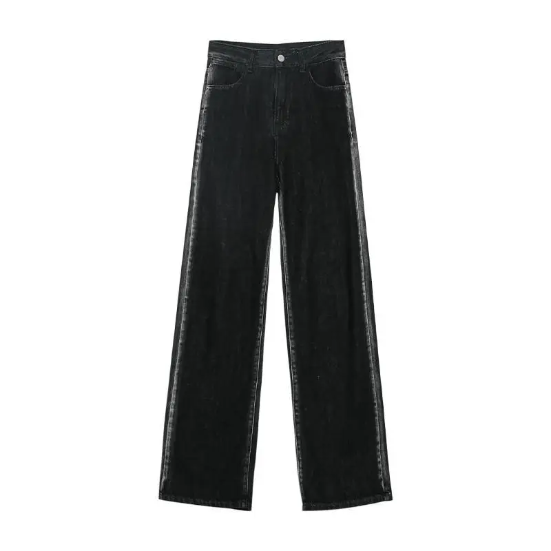

Women Jeans Wide Leg Womens Trousers Bottoms Outwear Streetwear Hip-hop Gothic 2XL Slim All-match High Quality BF Vintage Trendy