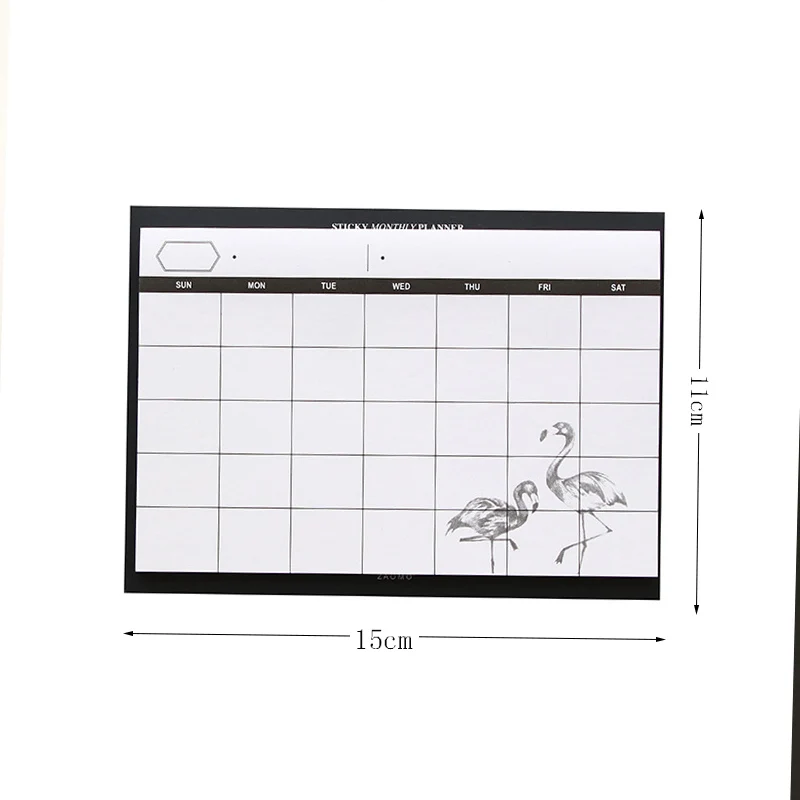 

1pc Creative Study&Work Plan Memo Pad 30sheets Planner Stickers Stickers Scrapbooking Notepad Office Supplies To Do List