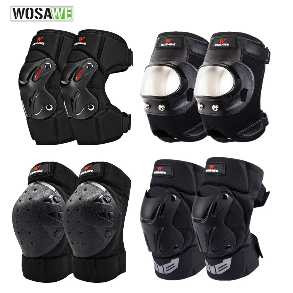 

WOSAWE Cycling Motorcycle Knee Protector Bicycle Kneeling Bike Racing Tactical Skate Protective Knee Pads and Guard Elbow Pad