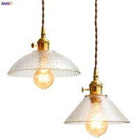 iwhd japanese style copper led pendant lights fixtures beside bedroom living room vintage lamp nordic hanging light luminaria