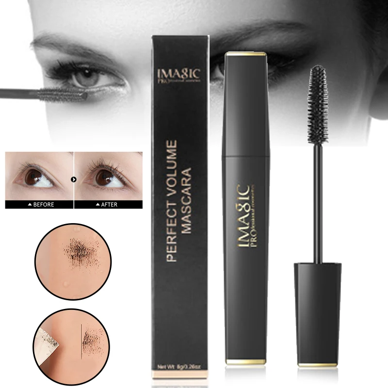 Лидер продаж Черные тушь для ресниц и бровей Водонепроницаемый Удлинение
