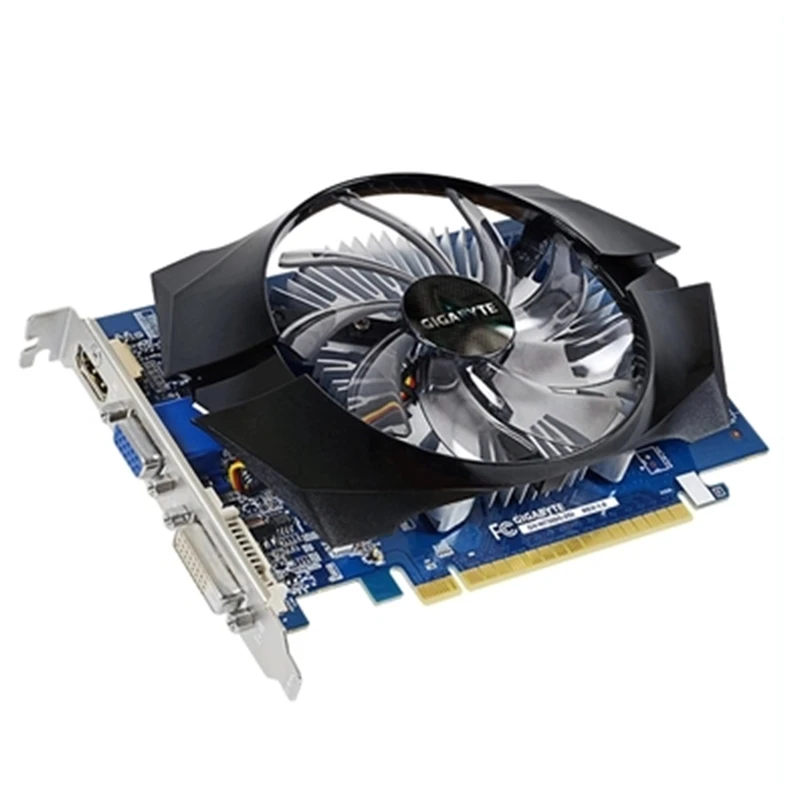 GIGABYTE GT 730 2 Гб D5 видеокарты GV-N730D5-2GI 64Bit GDDR5 видеокарта для nVIDIA Geforce GT730 HDMI Dvi VGA карты