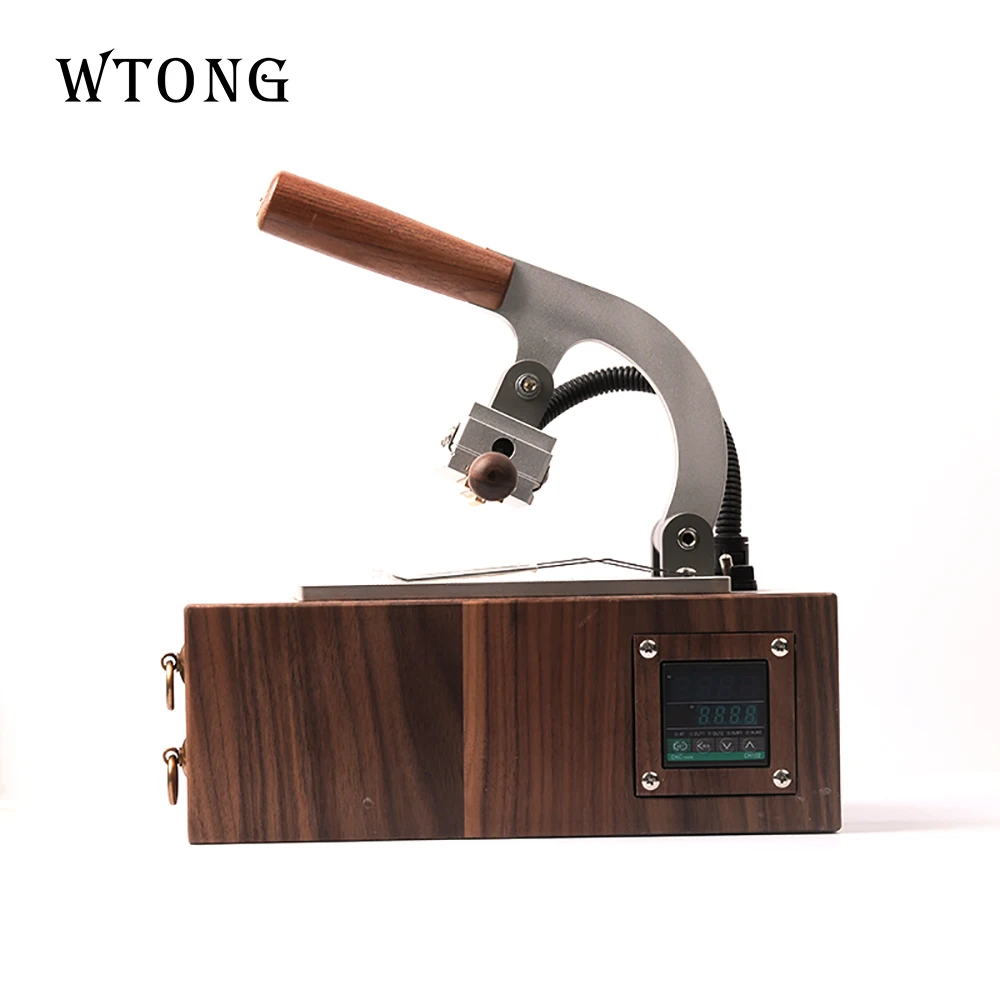 WTONG Мини Ретро ручной грецкий орех DIY логотип машина для горячего тиснения