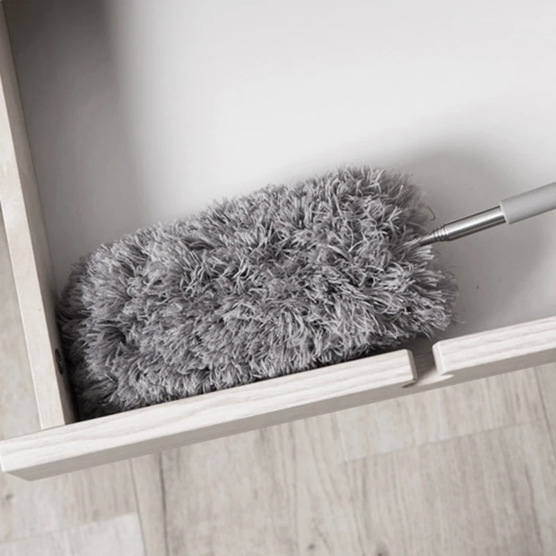 Практичная тряпка из микрофибры выдвижной бытовой очиститель пуховая