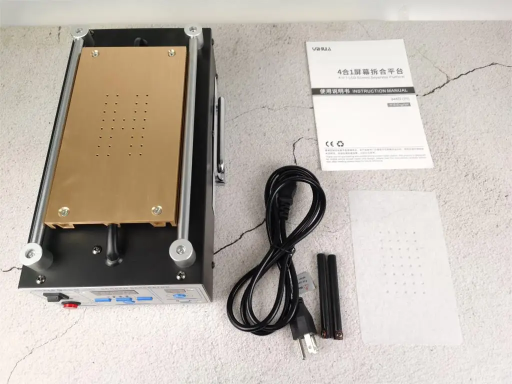 

YIHUA 946D-III LCD separator built-in strong suction vacuum pump separator phone glass split screen repair LCD separator machine