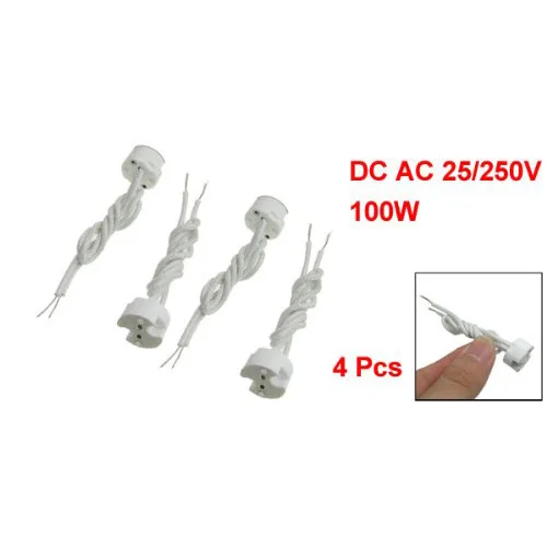 Новинка 4 шт. MR 11 16 прожектор жаростойкая круглая лампа розетка белый цвет|Цоколи