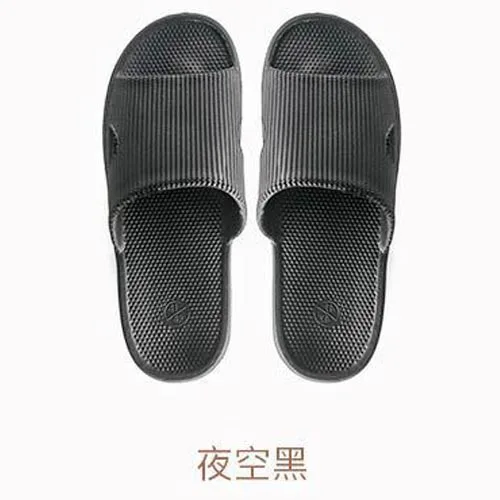 black 280mm Xiaomi/оригинальные Нескользящие Тапочки для ванной с экологическими цепочками; износостойкие водонепроницаемые тапочки для детей, женщин, мальчиков и девочек - Цвет: black 280mm