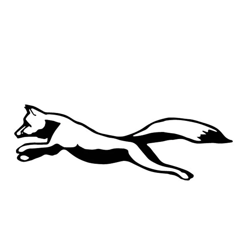 

17,5 см * 6,2 см бегущая лиса отделочных материалов Автомобильный багажник автомобиля Стикеры виниловые наклейки в виде Фотообоев c переводным...