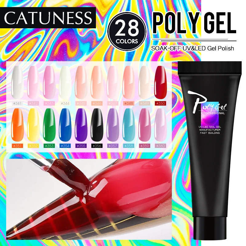 Верх и Базовое покрытие для ногтей полигель художественный Гель лак поли гель