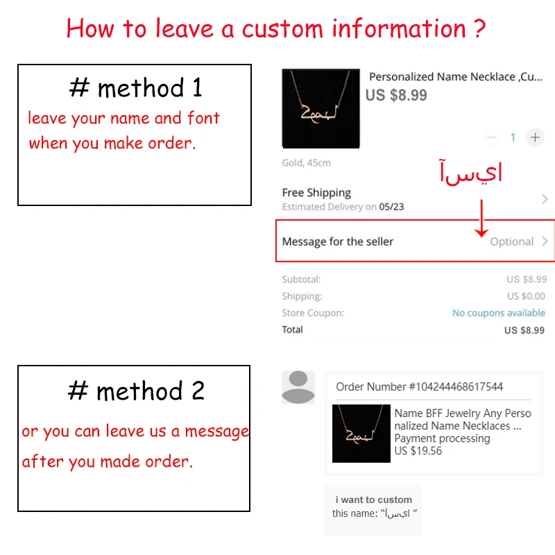 

Customized Arabic Name Necklaces For Women Personalized Stainless Steel Gold Chain Islamic Necklaces Jewelry Mom Birthday Gift