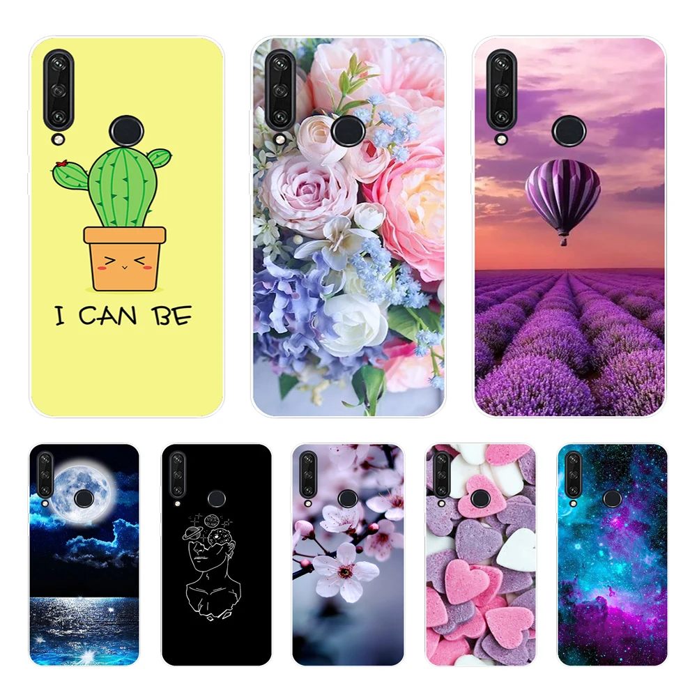 Чехол для Huawei Y8s, Y8p, Y6p, Y5p, Y7p, силиконовый мягкий чехол для телефона из ТПУ с волком для Huawei Y9s, Y6s, Y6, Y7, Y9 Prime 2019, чехол для Y 8p, бампер