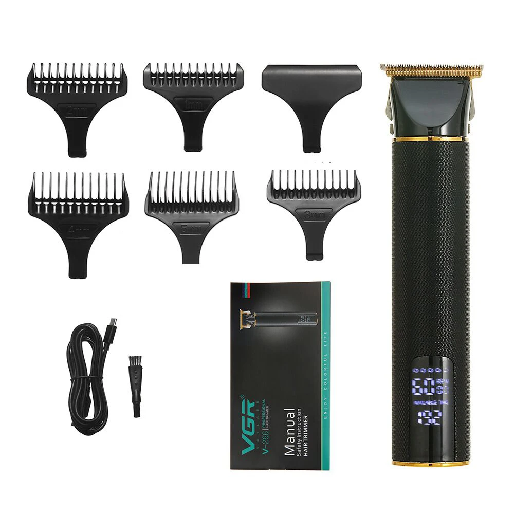 

Pro T-outline Men Grooming Hair Trimmer Powerful Hair Clipper Cordless Beard Trimmer Electric Zero Haircut Machine Red