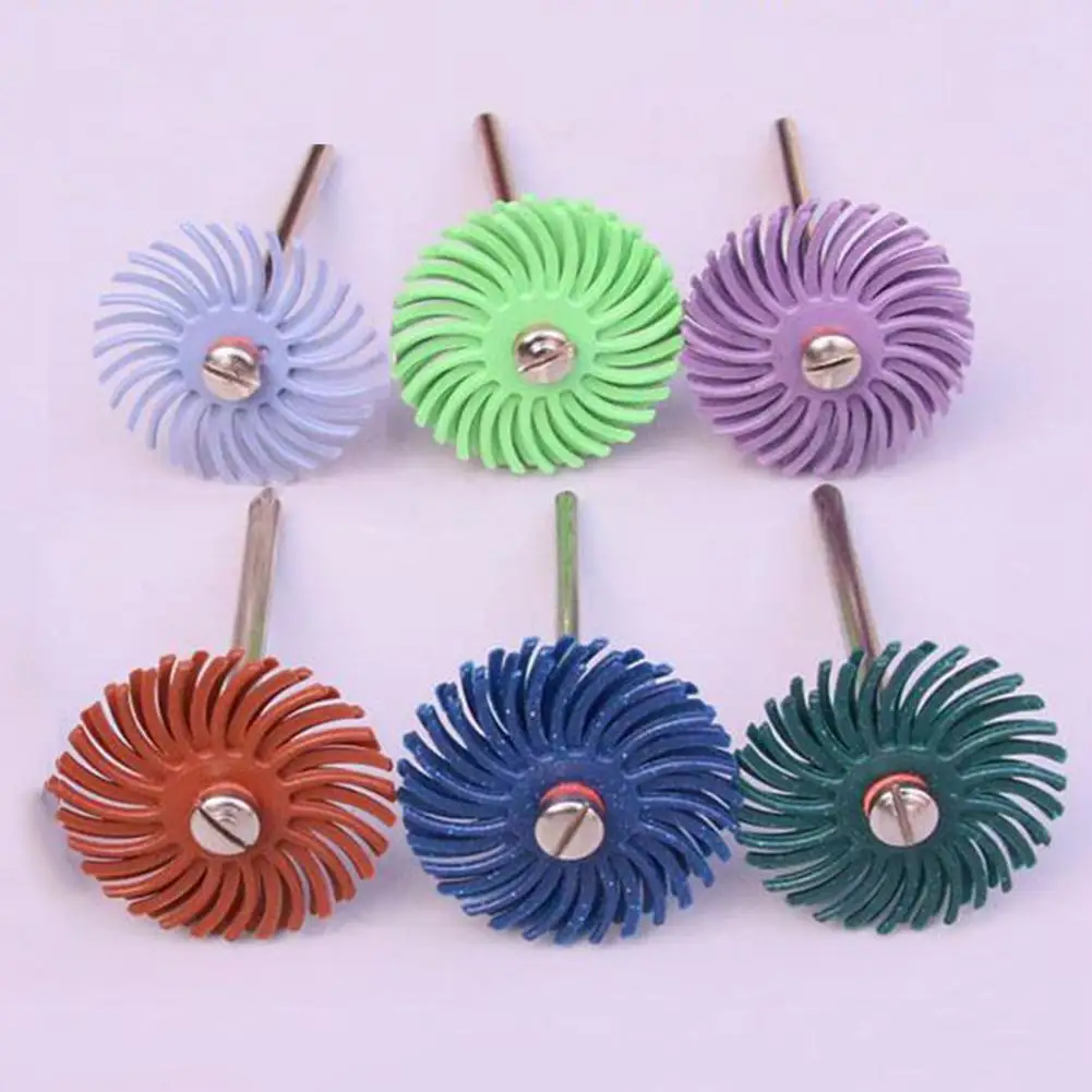 

10PCS Abrasive Polishing Wheel Grit Brush Radial Bristle Disc Detail Rotary Tools For Carving Cleaning Deburring