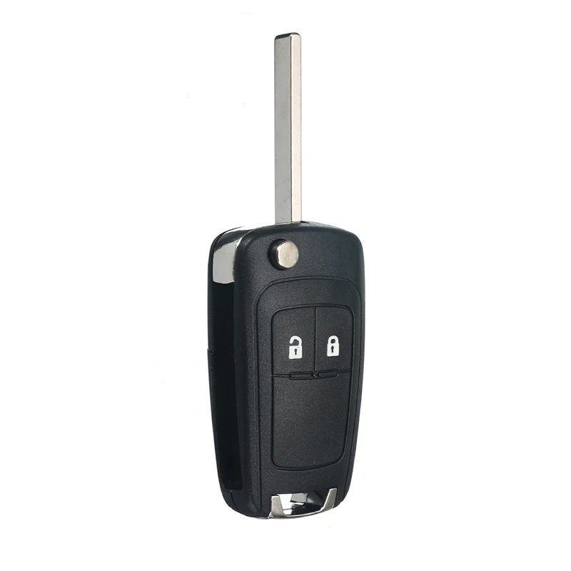 

Car Remote Flip Key Fob Case Blank For Vauxhall Opel Astra Insignia Black US Car Key Case