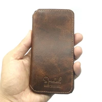 solque real genuine leather flip cover case for iphone se2 se2020 7 8 plus phone vintage luxury men thin slim book wallet cases