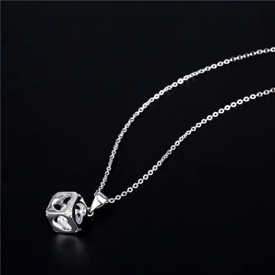 Женское Ожерелье с кулоном из циркония нержавеющей стали | Украшения и