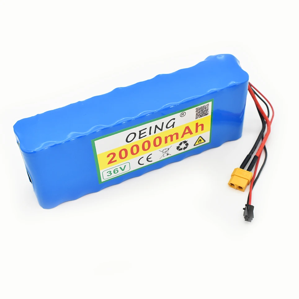 

new series10s2p 18650 36V 20Ah rechargeable battery, 20000mah, used for refitting bicycles, electric vehicles 42V PCB protection