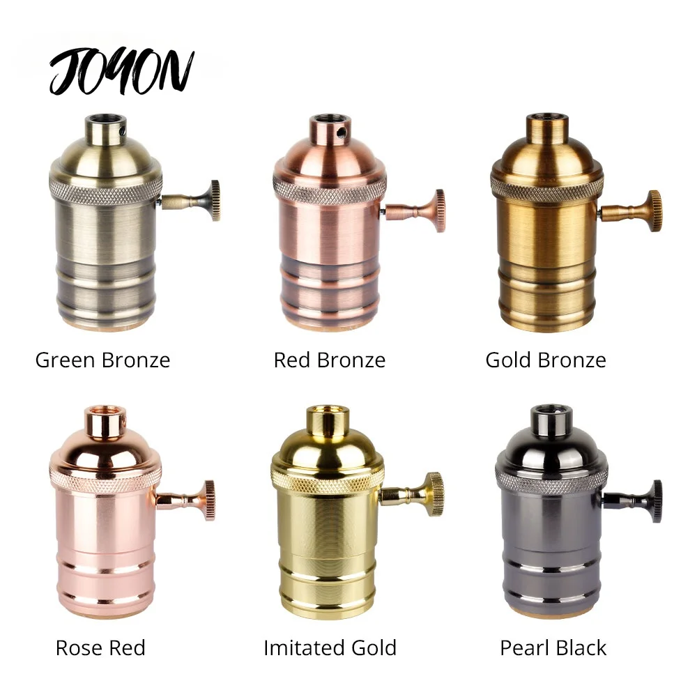 

Vintage Edison Lamp Base Fitting E27 Socket DIY Led Bulb Holder Lighting Accessories Retro Pendant Fitting Bulb Socket Lamp Base