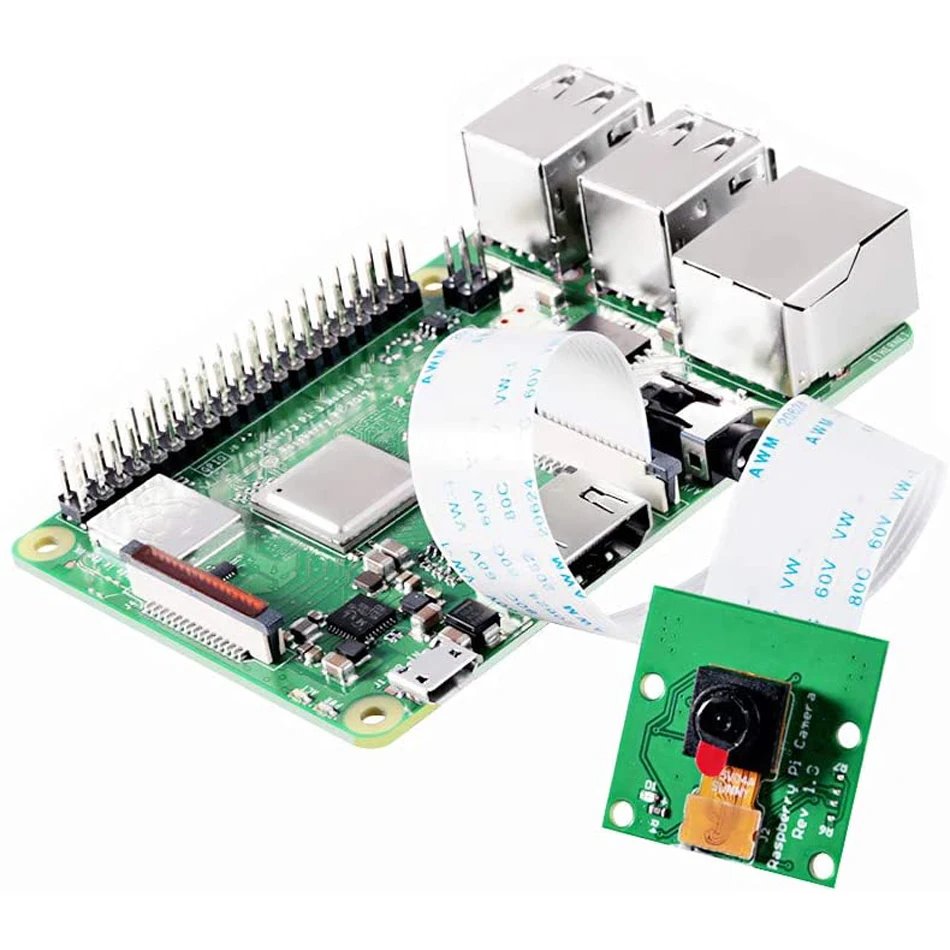 Raspberry Pi 4 Camera Video Module 5 Megapixels 1080p Sensor OV5647 Webcam for Raspberry Pi Model A/B/A+/B+, Pi 2B Pi 3B, Pi 3 B