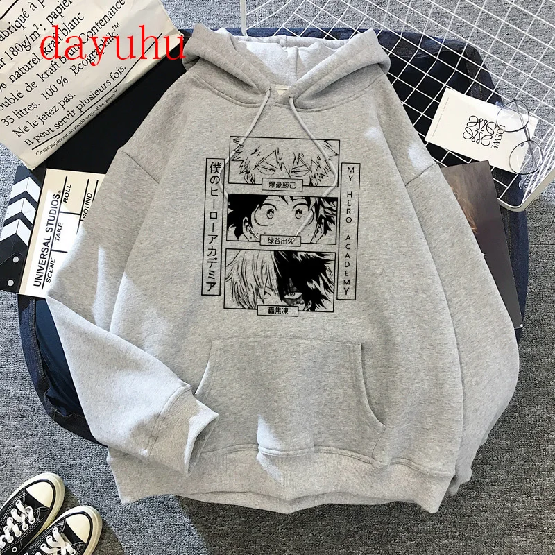 

My Hero Academia Hoodies Men Kawaii Japanese Anime Hoodie Boku No Hero Academia Streetwear Unisex Himiko Toga Sweatshirts Male