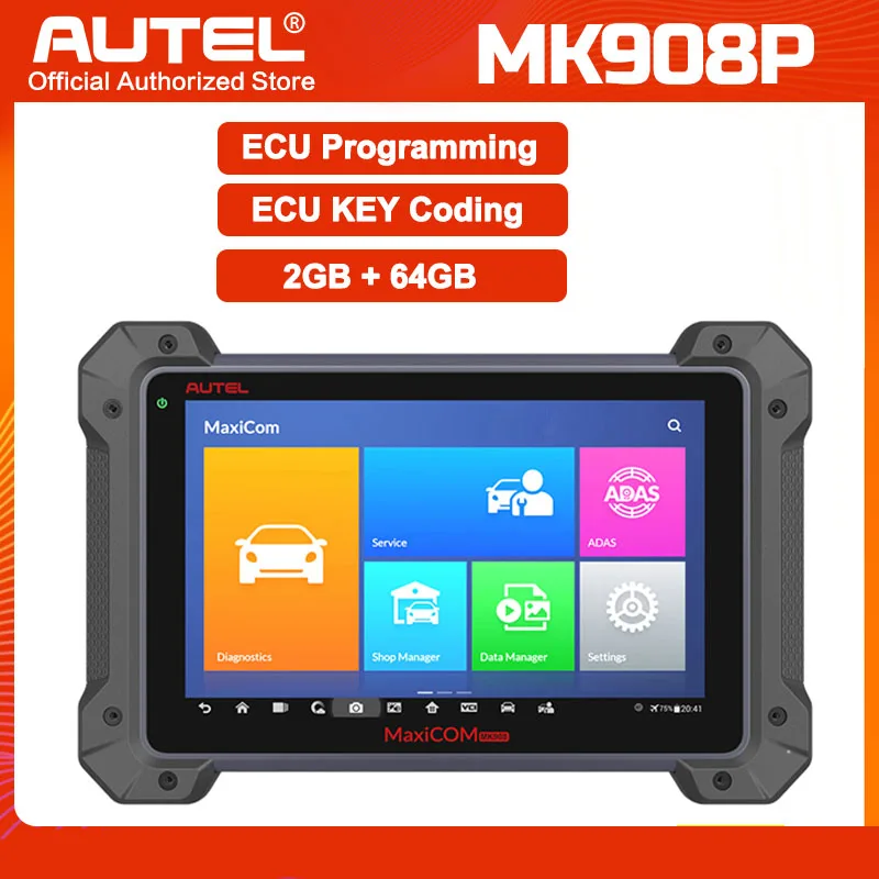 Autel MaxiCom MK908P OBD2 сканер ECU кодирование J2534 программирование ключ OBD 2 Авто