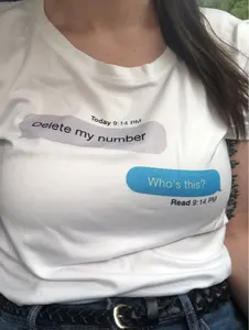Забавная женская футболка с надписью удалить мой номер кто это, летняя белая футболка в стиле гранж Tumblr, футболки Tumblr