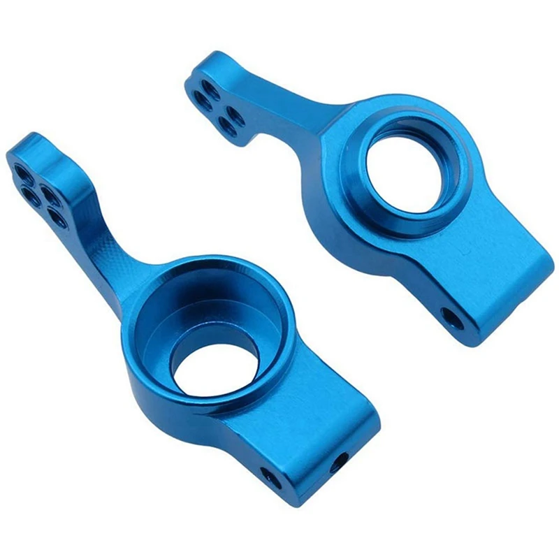 

2 Set Steering Knuckle Hub Carrier Servo Saver Upgrade Parts for RC HSP 1/10 Redcat Volcano EPX,Blue & Purple