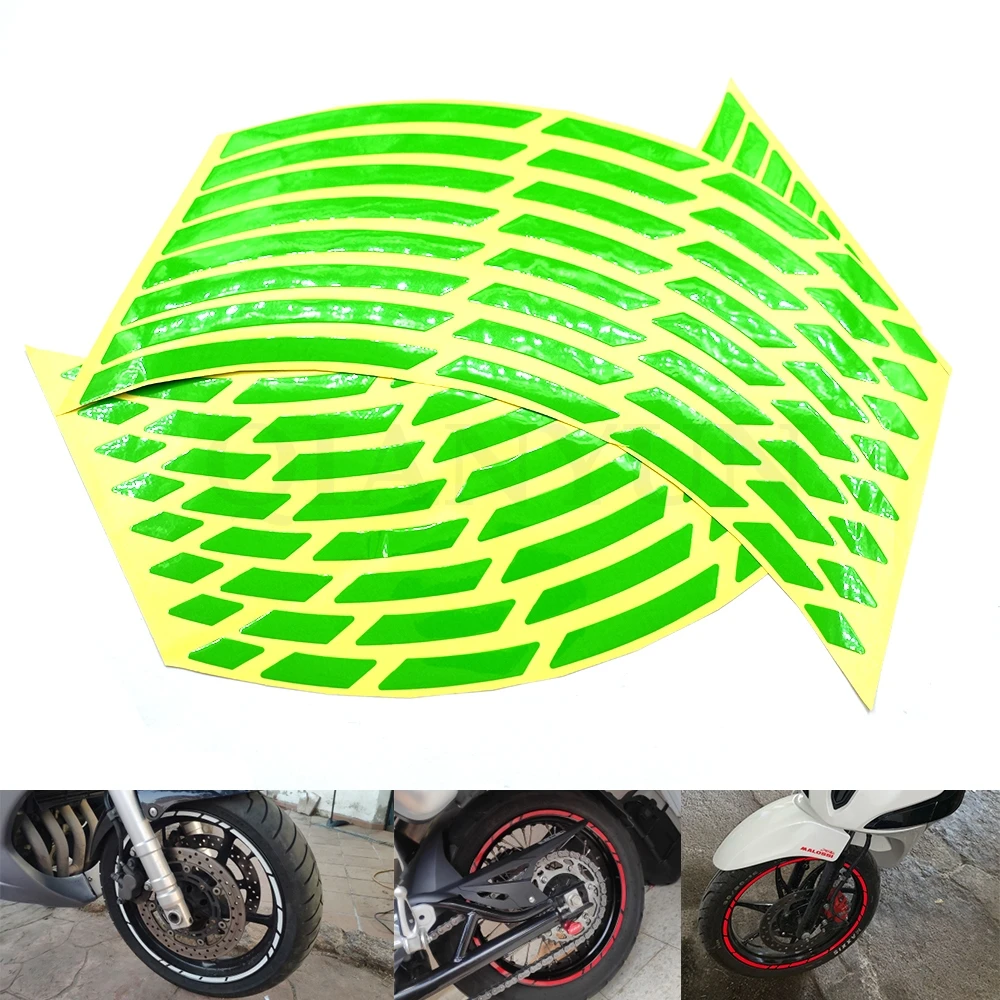 Универсальный стикер для автомобильных шин мотоцикла светоотражающая лента