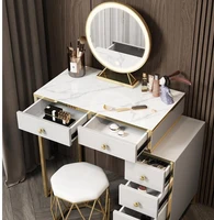 dressing table light luxury web celebrity ins style nordic makeup table bedroom modern simple storage cabinet integration