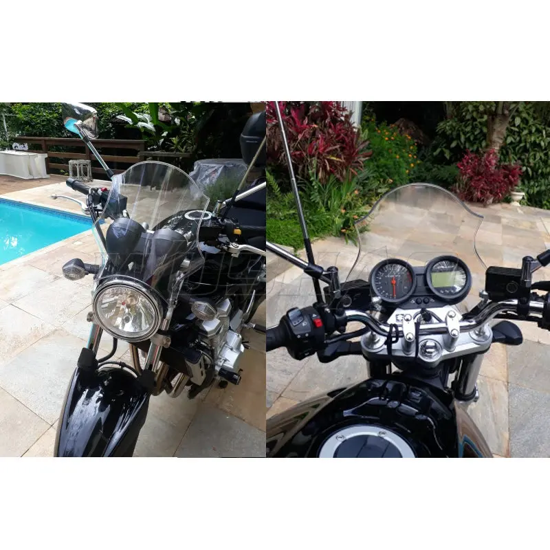 Ветровое стекло для мотоцикла Honda CB400 Super Four CB 400 SF VTEC 1 2 3 4 5 все годы прозрачное