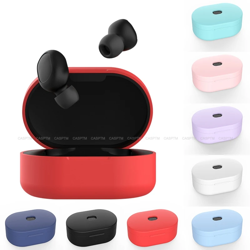 Беспроводной Bluetooth защитный чехол для Xiaomi Mi Airdots Redmi Air Dots dot силиконовые чехлы