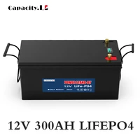 12v 300a rechargeable lithium iron phosphate lifepo4 battery pack solar rv with bluetooth bms for motor outdoor camping