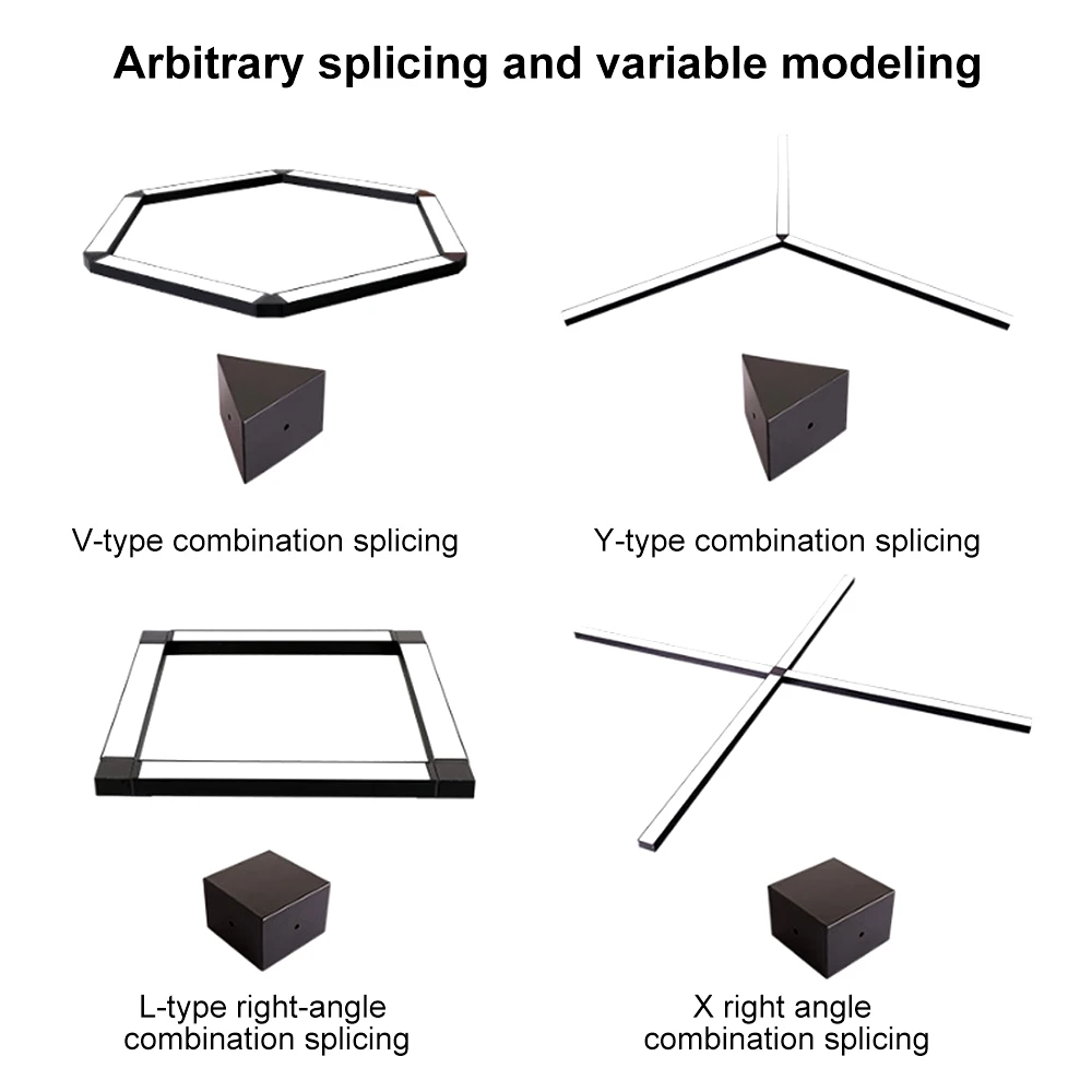 Светодиодный потолочный светильник с длинным баром современный простой