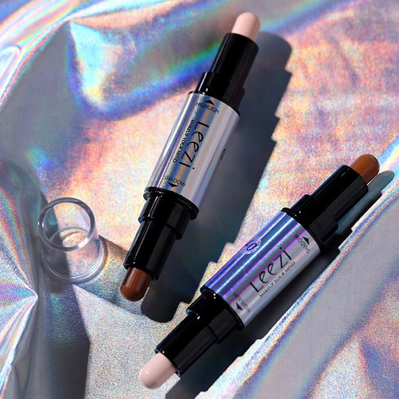 2 в 1 двухсторонние высоколегкие тени карандаш Хайлайтер с эффектом загара