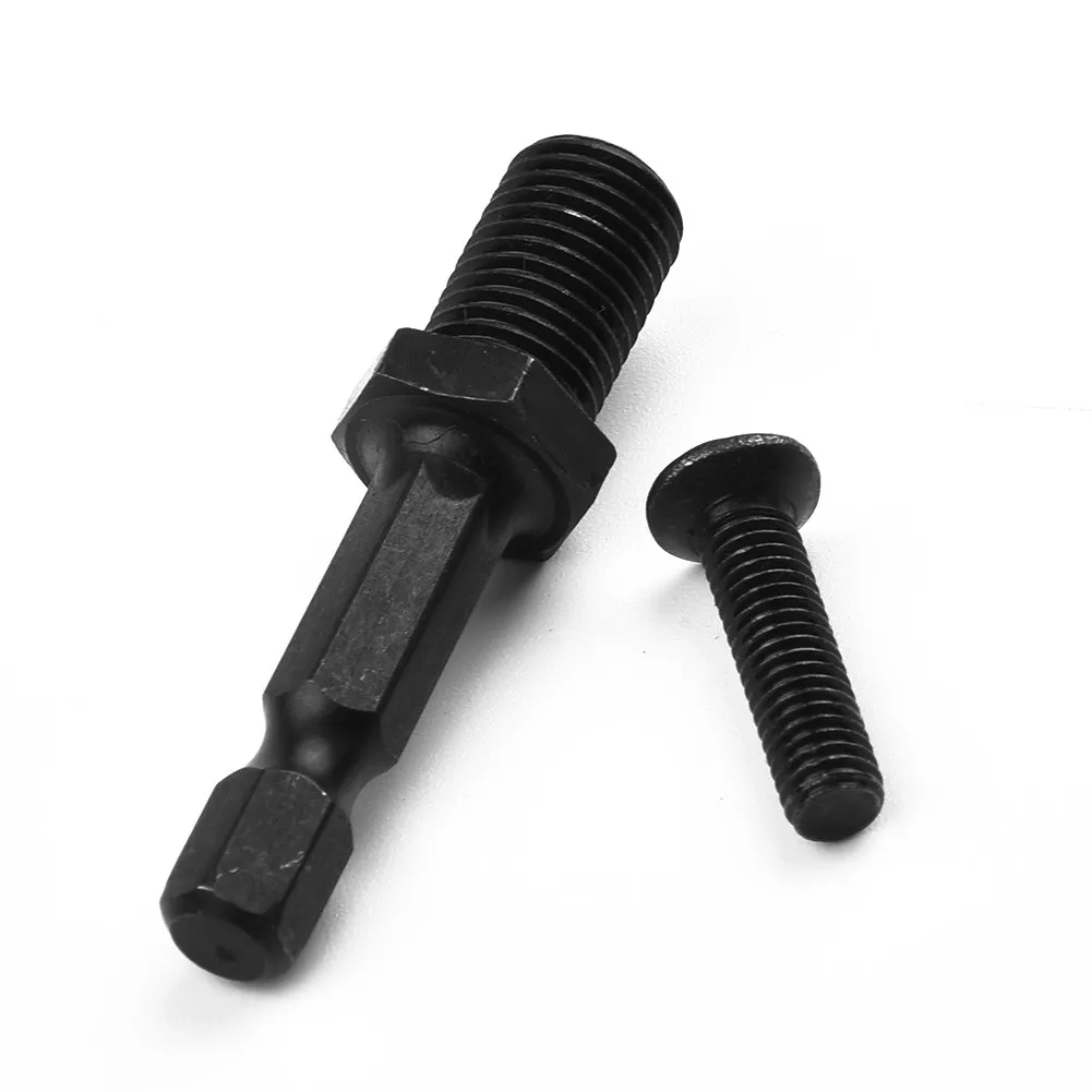 

1/4" Hex Shank Adapter Drill Chuck Adapter Black Keyless Chuck Steel New