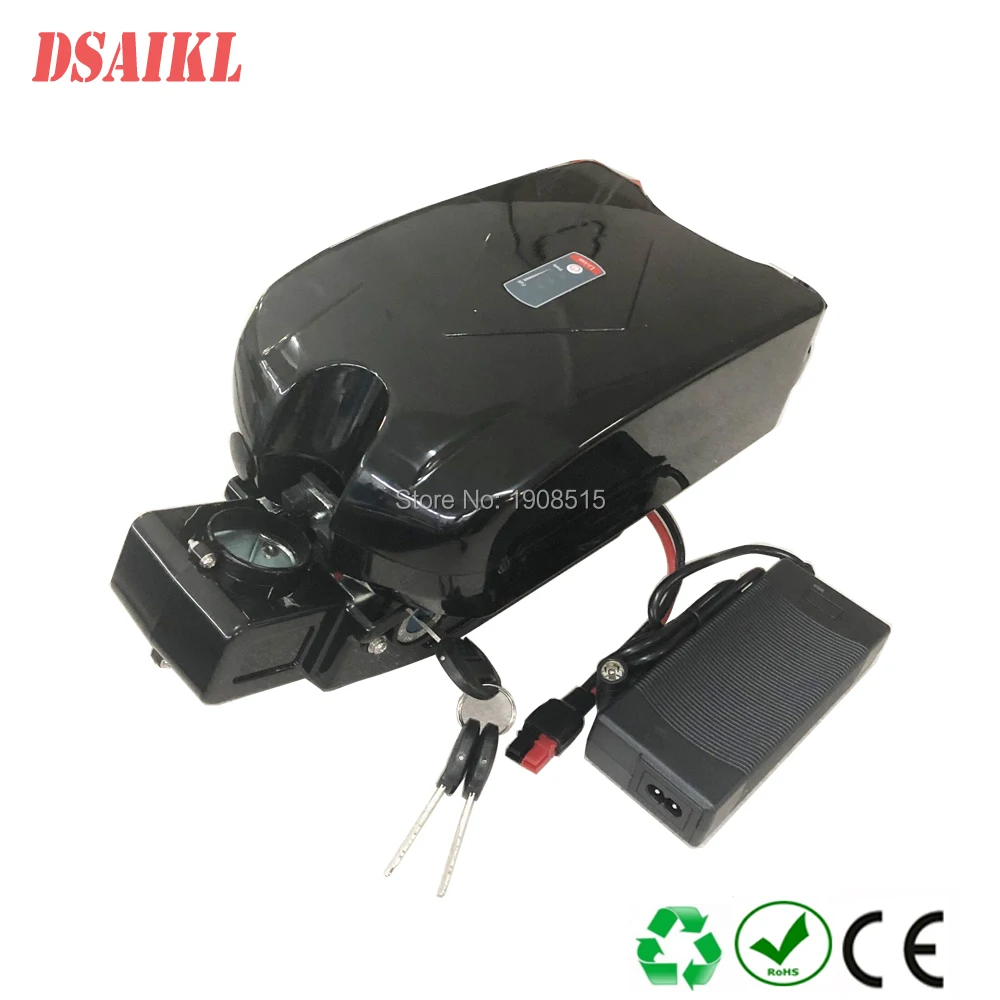 Лягушка батарея 36V 48V 52V аккумуляторная батарея 11.6Ah 12.8Ah 13Ah 15Ah 17Ah 19Ah 20Ah 21Ah с зарядным устройством