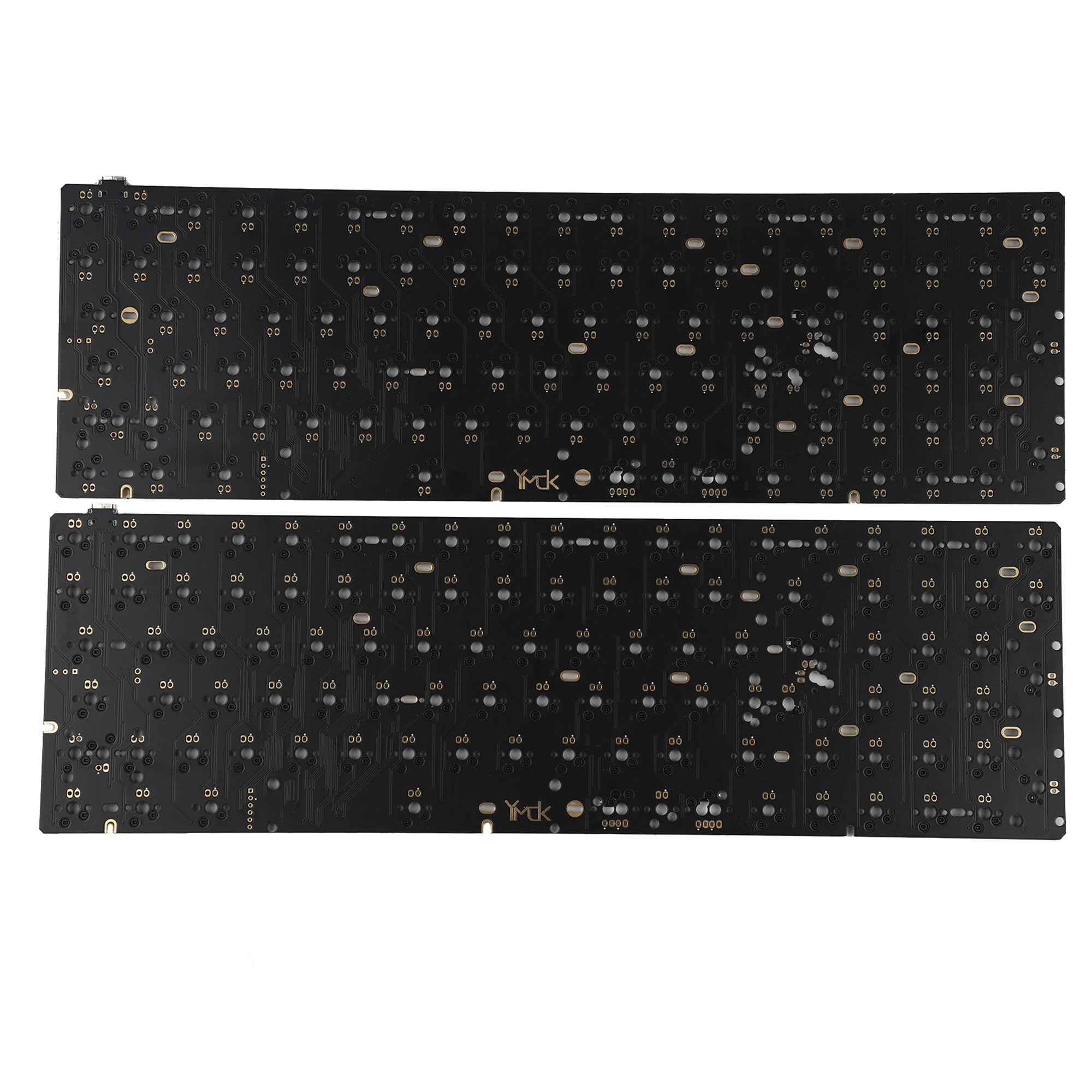 

96 QMK VIA Hotswap Kit ANSI ISO Fully Programmable PCB Walnut Beech Wooden Case NYM Brass Plate Stabs For Mechanical Keyboard
