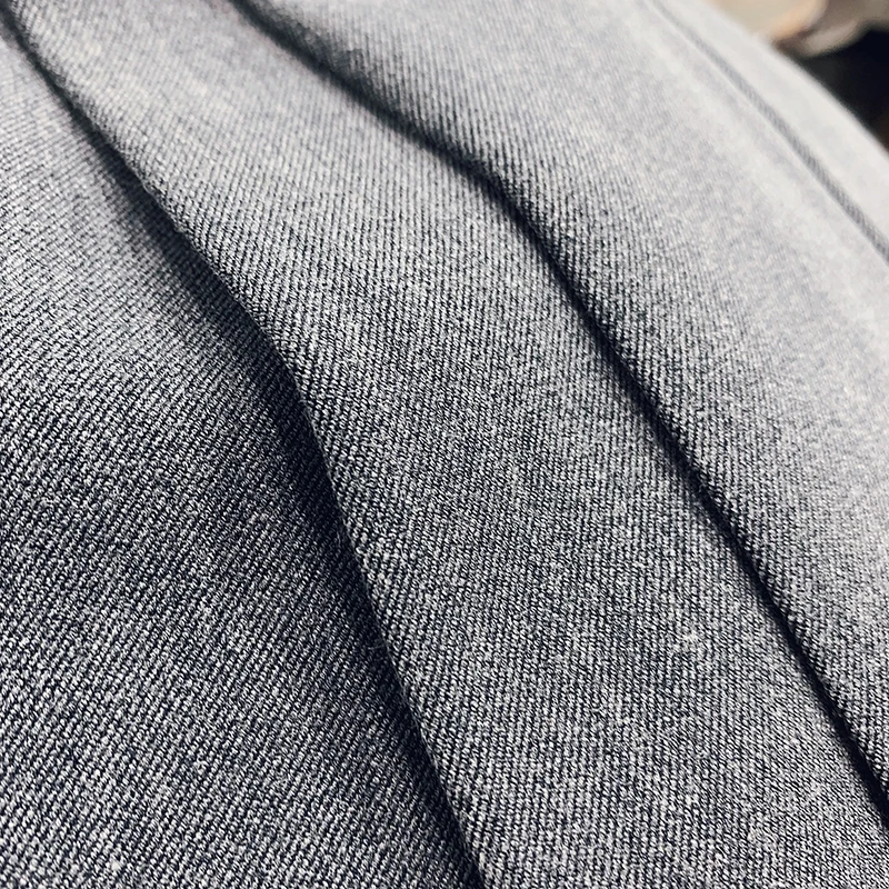 Высокое качество Pantalon Homme деловой костюм брюки черные серые мужские платья