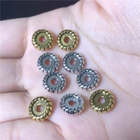 20pcs 10mm round spacer connectors for jewelry making diy handmade bracelet necklace accessories material wholesale