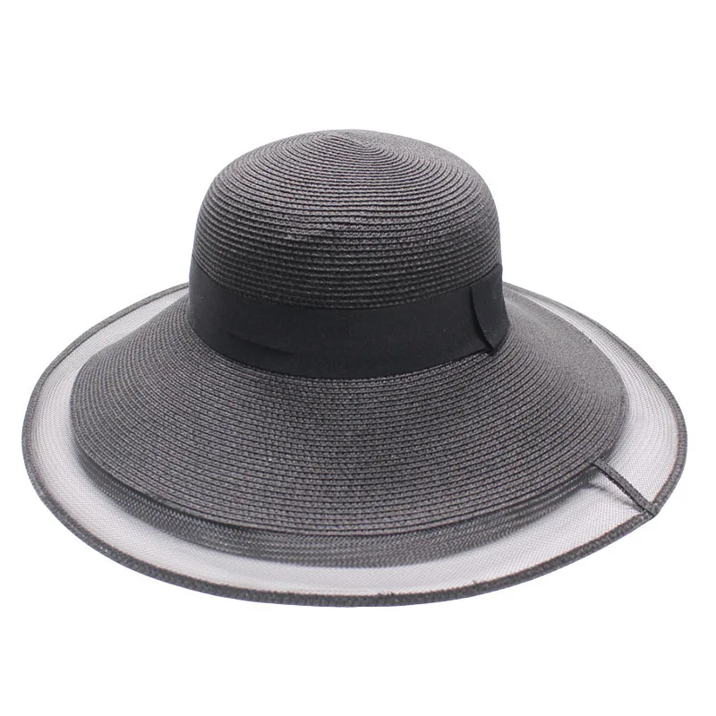 Брендовые летние пляжные шляпы от солнца с мягкой поверхностью для невесты