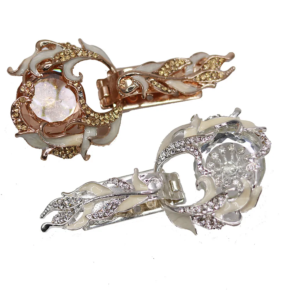 Хорошее качество 89 мм металлические стразы пуговицы для украшения свитера