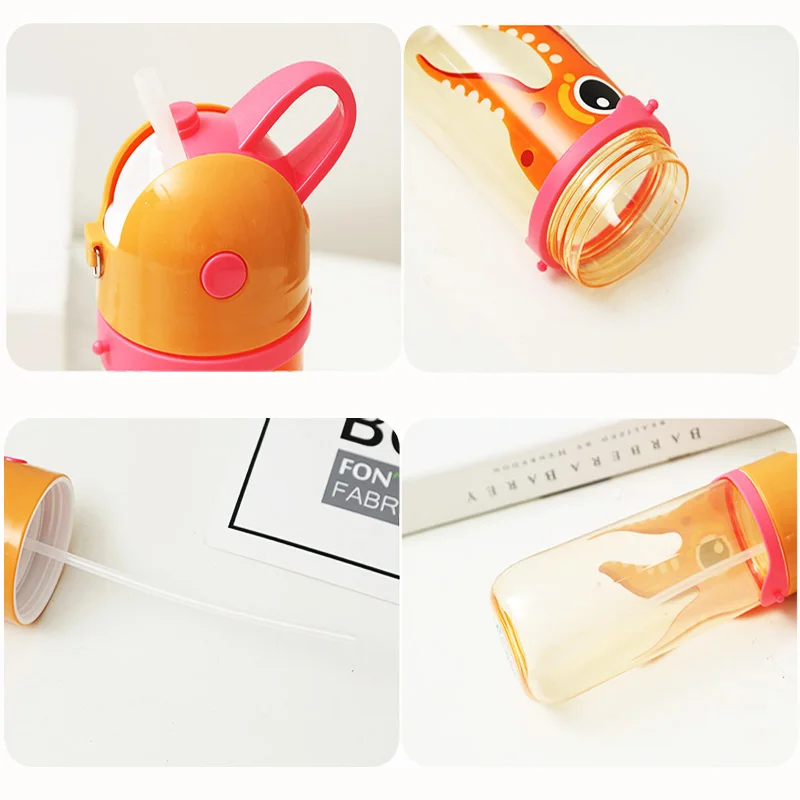 Пластиковая бутылка для воды с веревкой переноски и предотвращения утечки | Дом