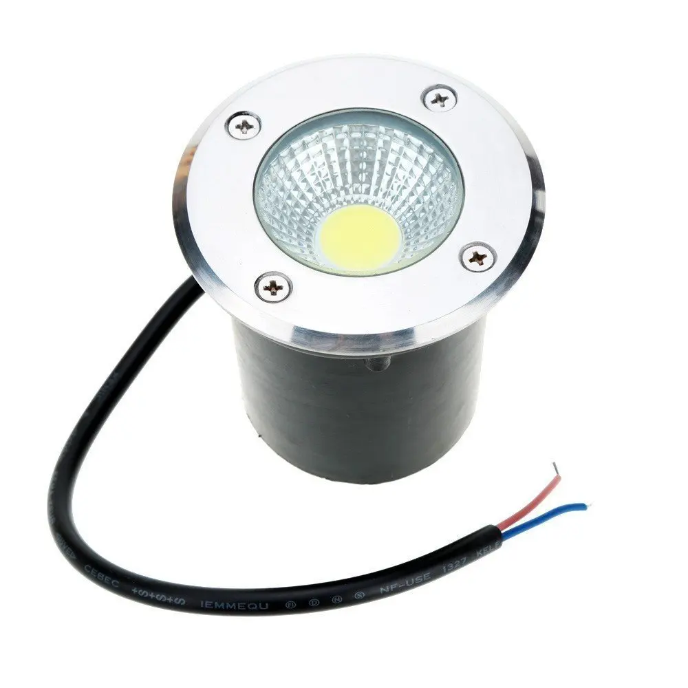 AC85-265V/DC12V IP68 5 Вт 10 Вт лампа для похороненного грунта, светильник, уличный COB светодиодный светильник, светильник для подземных работ, садовый светильник