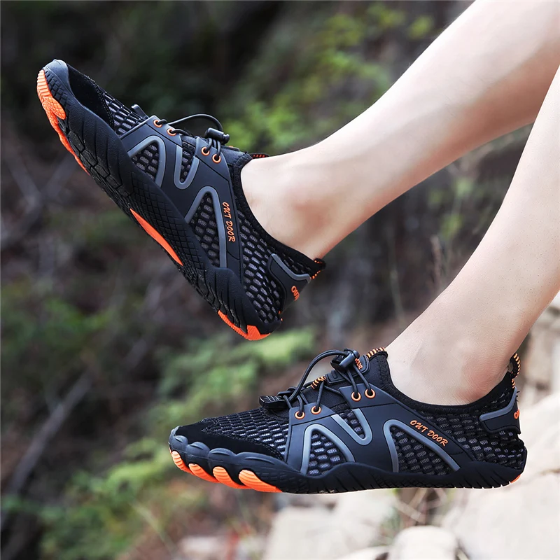 

Men Quick-Drying Aqua Shoes Mujer for Beach Women Men Five Fingers Water Shoes Unisex Outdoor Sneakers Swimming Shoes