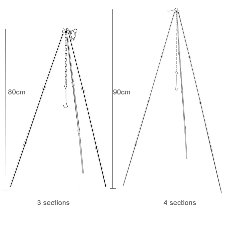 Напольный кухонный Штатив для кемпинга прочный подвесной штатив из алюминиевого