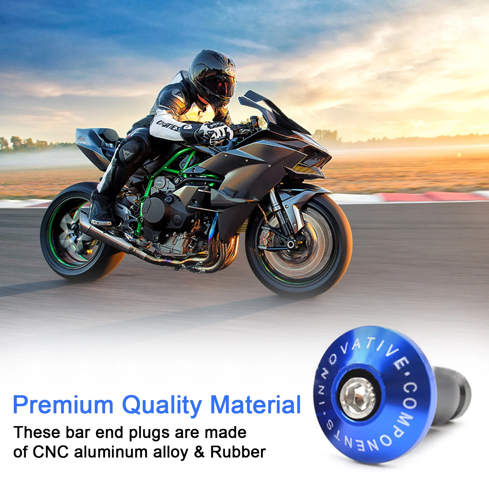 Мотоциклетные Ручки Бар Конец Вилки шапки Байк Запчасти ЧПУ заглушка для руля BWS