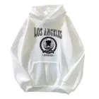 Корейские японские модные толстовки свитшоты женские пуловеры с принтом мечты Лос-Анджелеса с длинными рукавами и карманами на шнурке Moletom