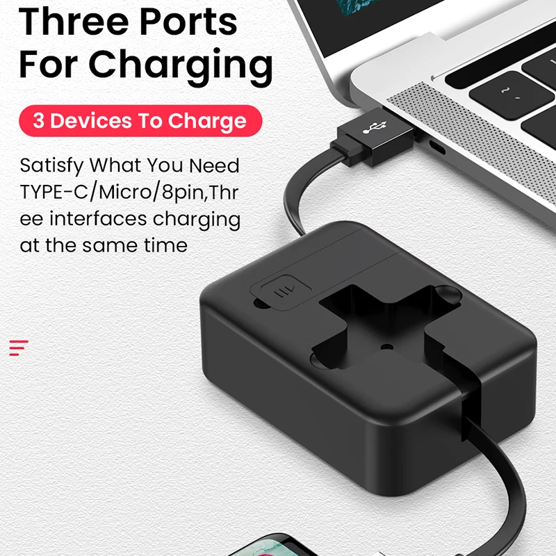 

4 в 1 Выдвижной USB Type C Micro USB кабель для зарядки IPhone 12 11 Pro с подставкой для телефона 3 в 1 2 в 1 кабель для зарядки и передачи данных